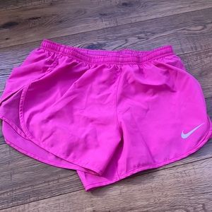 Woman’s Hot Pink Nike Running Shorts, worn once.